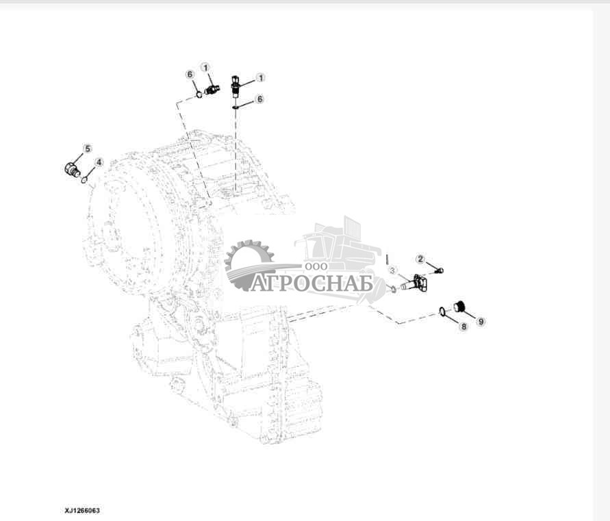 Датчик скорости коробки передач 